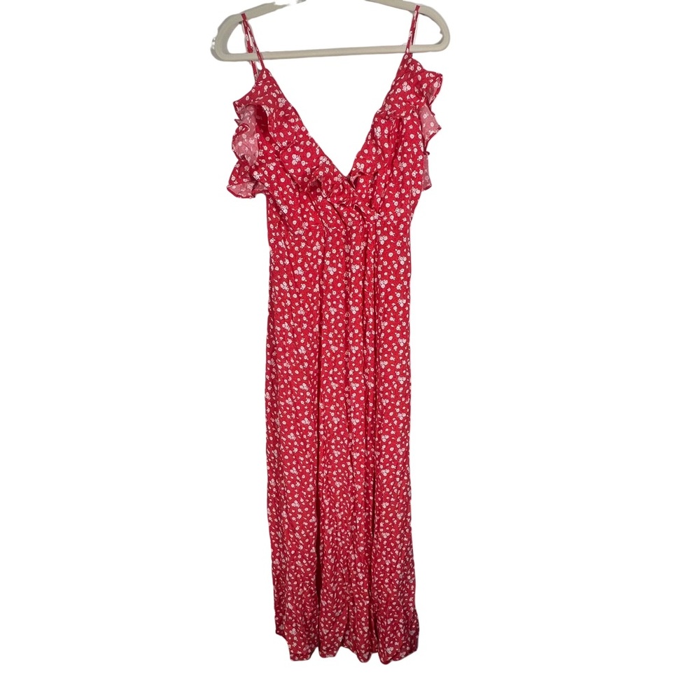 Privacy Please Karen Dress in Red Floral